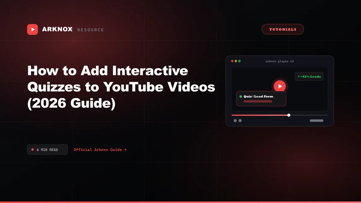 How to Add Interactive Quizzes to YouTube Videos (2026 Guide)
