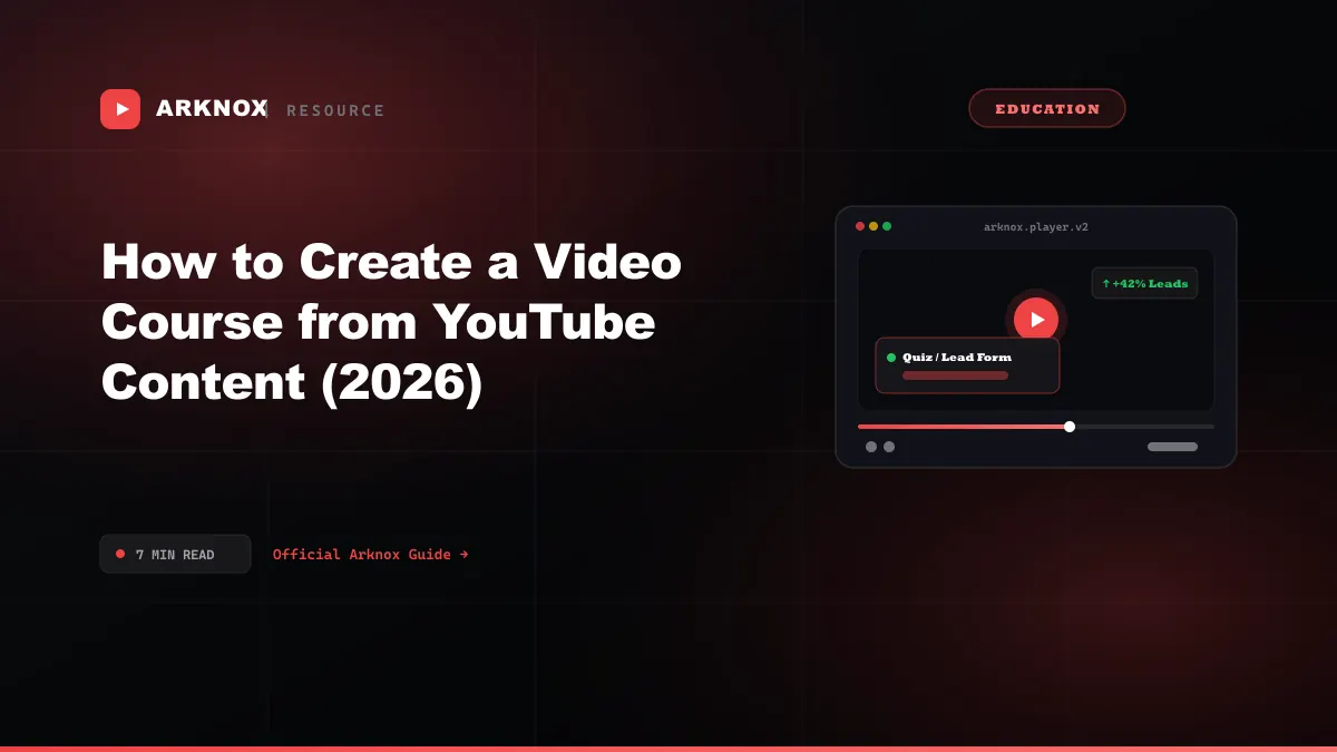 How to Create a Video Course from YouTube Content (2026)