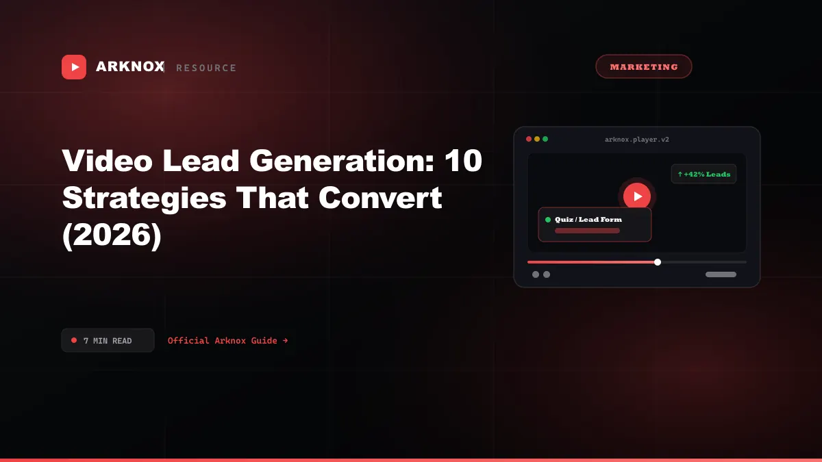 Video Lead Generation: 10 Strategies That Convert (2026)