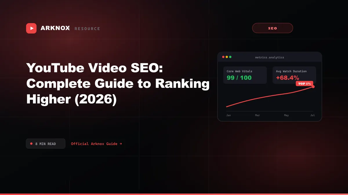 YouTube Video SEO: Complete Guide to Ranking Higher (2026)